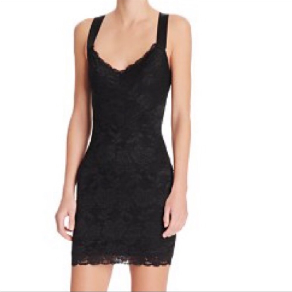 Guess black lace dress Small